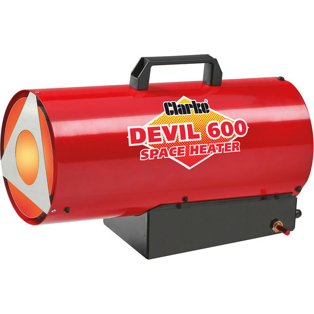 Clarke Devil 600 15kw Propane Gas Fired Space Heater -230v-