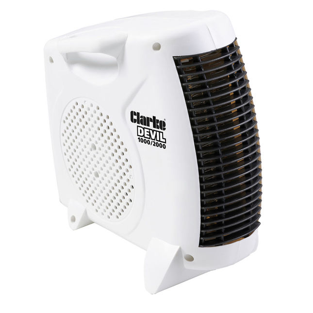 Clarke Devil 1000/2000 2kw Electric Fan Heater -230v-