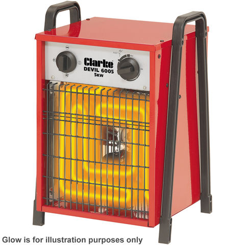 Clarke Devil 6005 5kW Industrial Electric Fan Heater