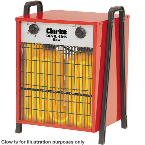 Clarke Devil 6015 Industrial Electric Fan Heater (400V)