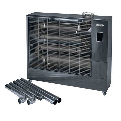 Draper Tools 19.8kW Far Infrared Diesel Heater with Flue Kit (230V)