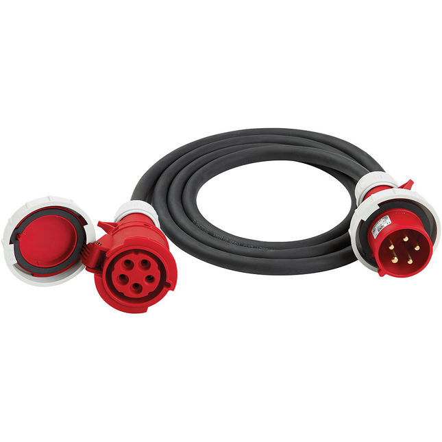 Clarke Dcl32a6-b 32a 3 Phase Extension Lead -400v-
