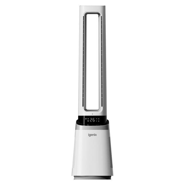 Igenix IGFD02549W 41" 2-in-1 Tower Fan/Air Purifier with Timer White (230V)