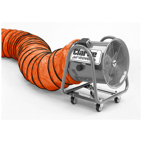 Clarke 16” Flexible PVC Duct for CAM400 Ventilation Fan - Orange