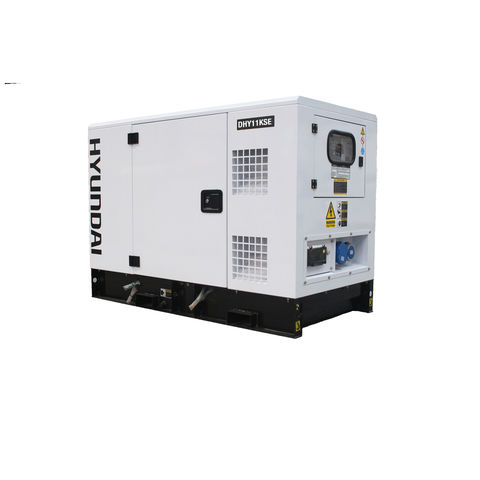 Hyundai DHY11KSE 11kVA 3 Phase Diesel Generator 230V & 400V - Machine ...