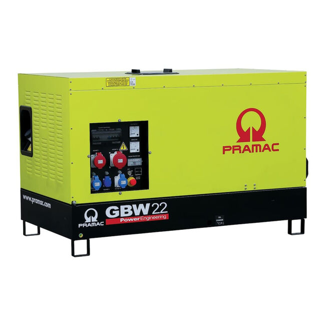 Pramac Gbw22p 22kva 3-phase Diesel Generator -400v-