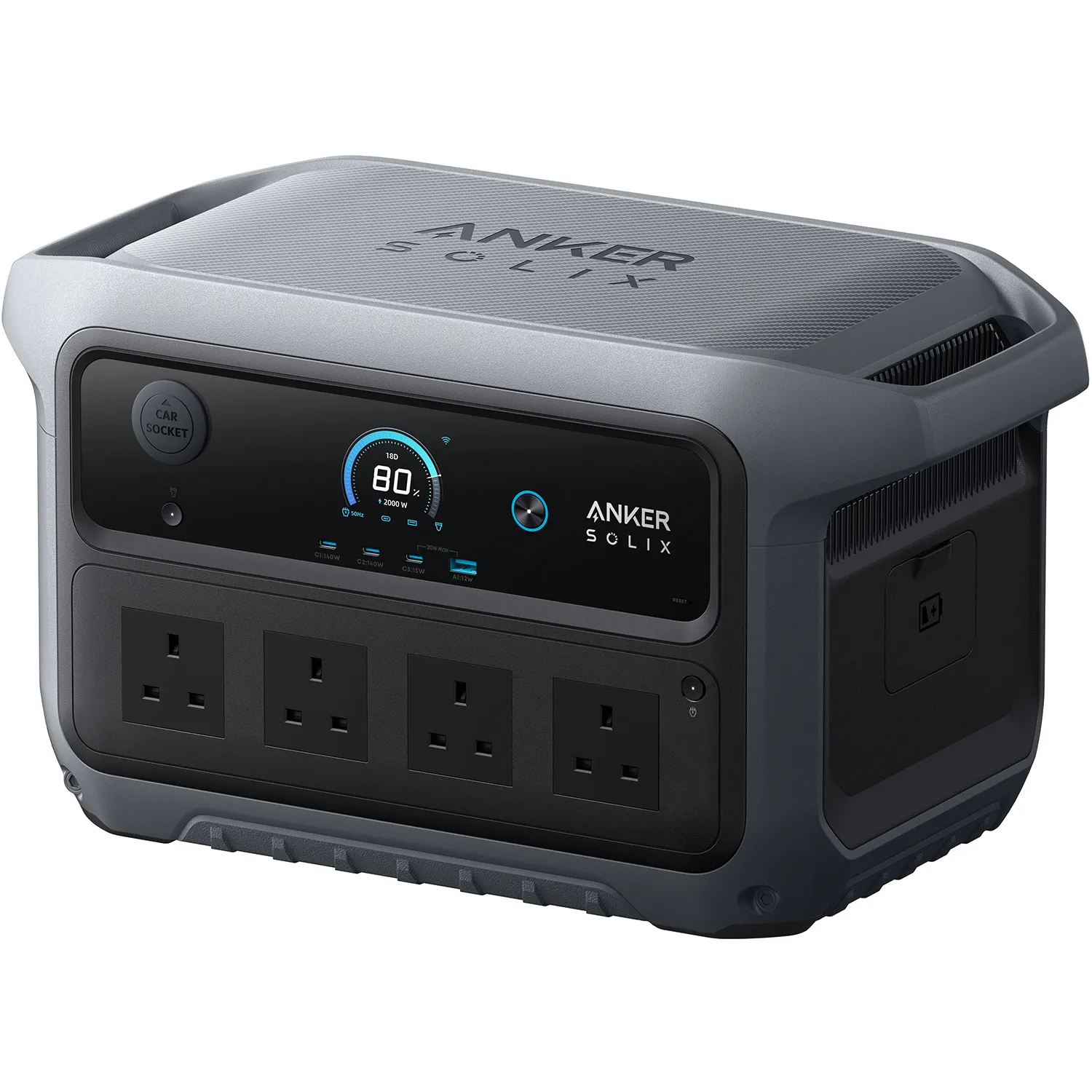 Anker Solix A17832A1 C2000 Gen2 Portable Power Station 2048Wh