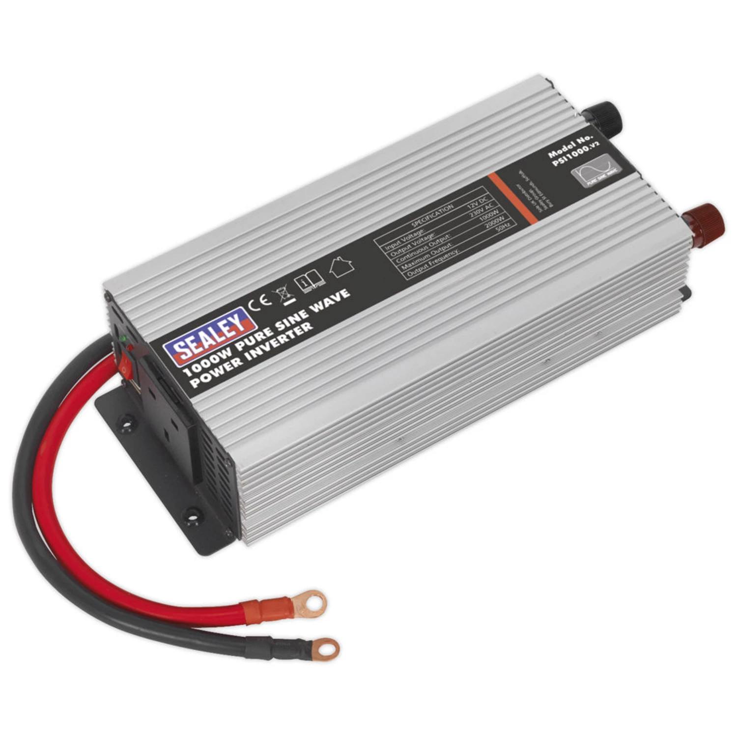1000W Pure Sine Wave Power Inverter – 48V DC To 120V AC, LED Display, US Stock