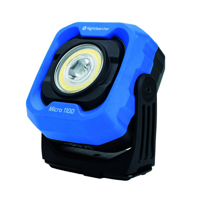 Nightsearcher NSMICRO1100 MICRO1100 Rechargeable Mixed-Beam 1100Lm Worklight