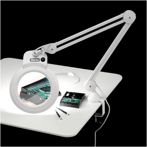 Image of Clarke Clarke SAM170 Desk Mounted Magnifying LED Lamp