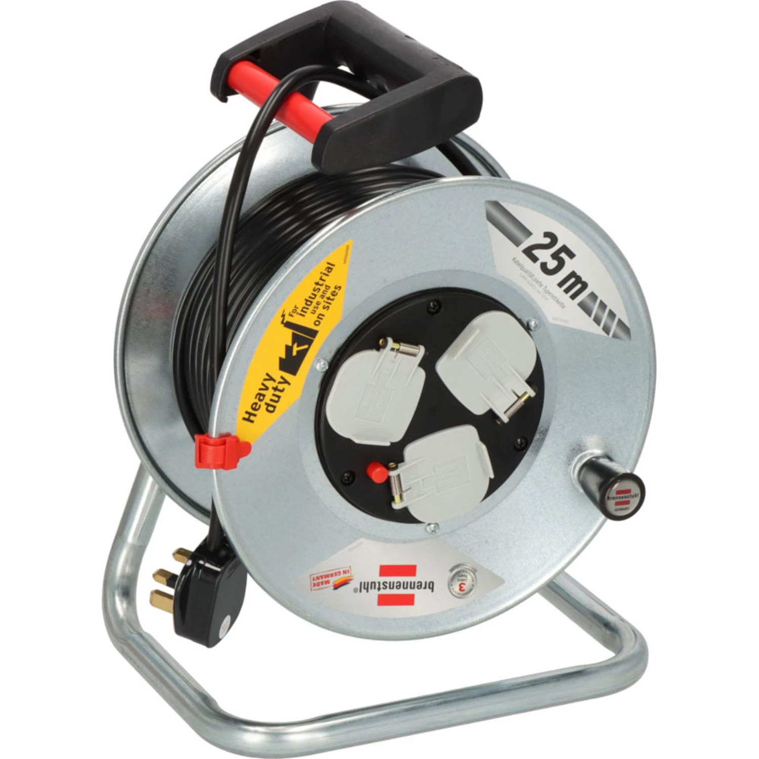 Enrouleur De Câble Vide Brennenstuhl Garant G - Tambour Jardin 290mm Robuste Et Pratique