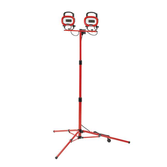 Clarke Smd84tn Twin Head Led Work Light With Tripod -230v - 2x2100lm-