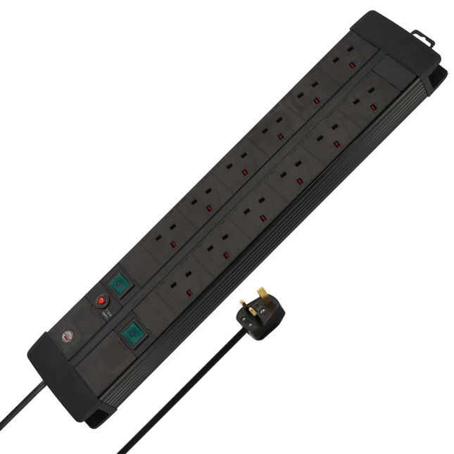Brennenstuhl Premium Duo Line Extension Lead 12-way Power Strip