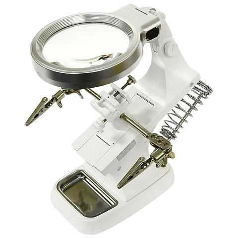Image of Rolson Tools 10 LED USB Helping Hand Magnifier