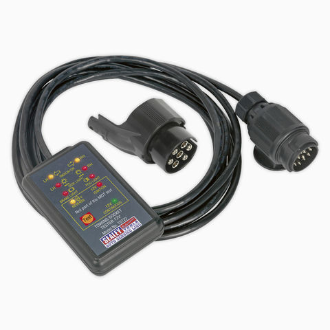 Image of Sealey Sealey Towing Socket Tester 13-Pin 12V - VOSA Approved