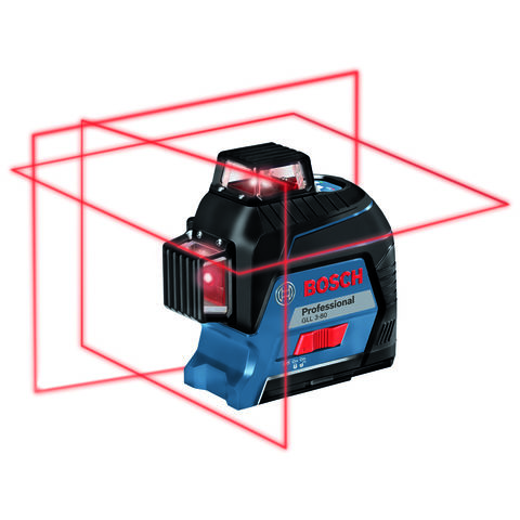 Image of Bosch Bosch GLL 3-80 Professional 3 Line Laser with Carry Case