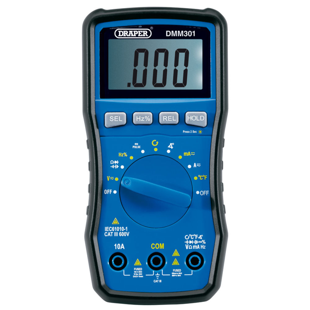 Draper DMM301 Automotive Digital Multimeter Machine Mart Machine Mart