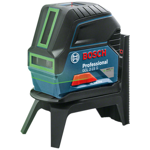 Image of Bosch Bosch GCL 2-15 G + RM1 Professional Green Beam Combi Laser (Carry case)