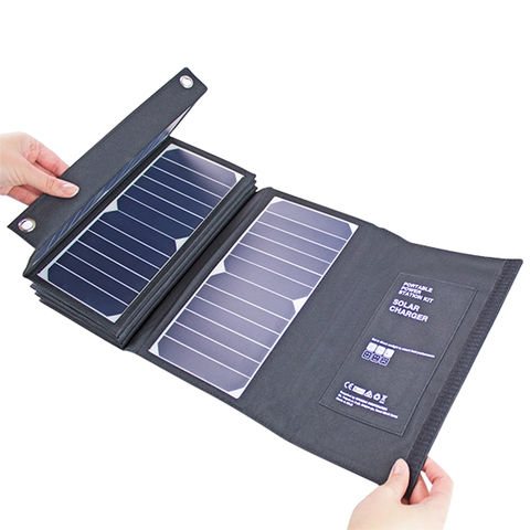 Image of Hyundai Hyundai H60 60W Portable and Foldable Solar Charger with USB and DC Connectivity