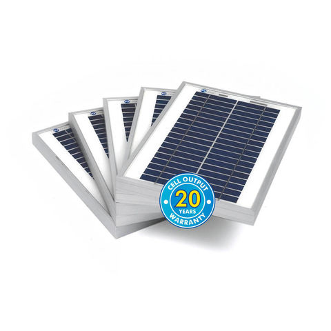 PV Logic 5Wp Bulk Packed Solar Panels (5 Pack)