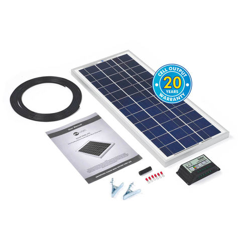 Image of Solar Technology International PV Logic 20Wp Solar Panel Kit & 10Ah Charge Controller