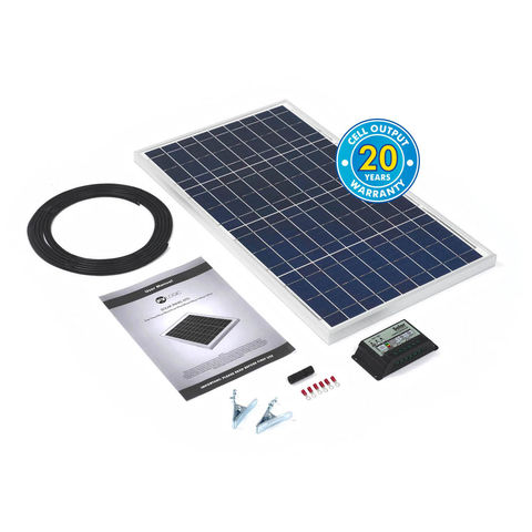 PV Logic 30Wp Solar Panel Kit & 10Ah Charge Controller