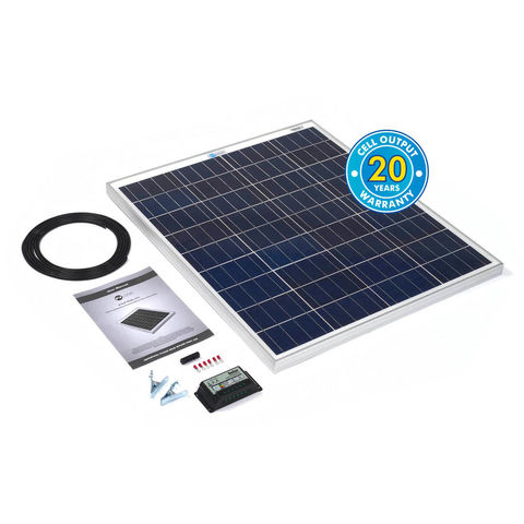 Image of Solar Technology International PV Logic 80Wp Solar Panel Kit & 10Ah Charge Controller