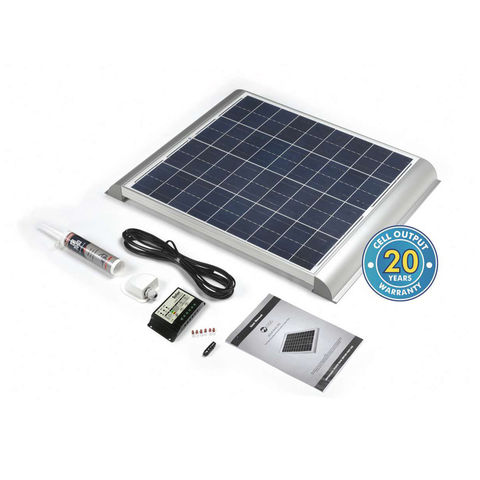 Image of Solar Technology International PV Logic 60Wp Motorhome Kit Alloy Aero Fitting Kit