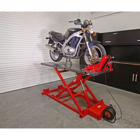 Image of Sealey Sealey MC680E 680kg Heavy-Duty Electro/Hydraulic Motorcycle Lift