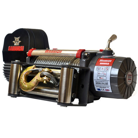 Image of Warrior Power Products Warrior Samurai 3636kg 24V DC Steel Rope Winch