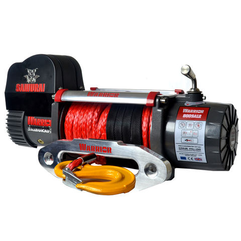 Image of Warrior Warrior Samurai 3636kg 12V DC Synthetic Rope Winch