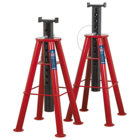 Sealey AS10H Pair of 10 Tonne Axle Stands (10T per stand)