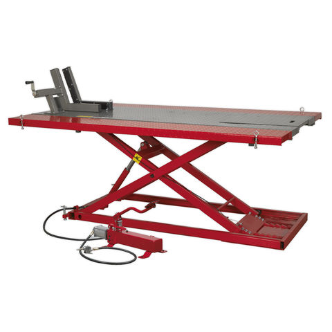 Photo of Sealey Sealey Mt680 Foot Pedal Operated Motorcycle Hydraulic Lift -680kg-