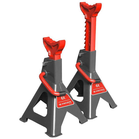 Image of Facom Expert by Facom E200144 Pair of 6 Tonne Axle Stands (3T per stand)