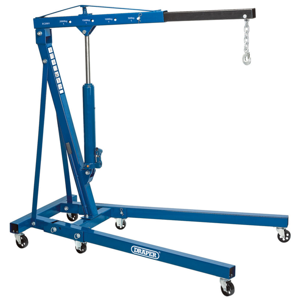 Draper EC2001 2 Tonne Folding Engine Crane Machine Mart Machine Mart
