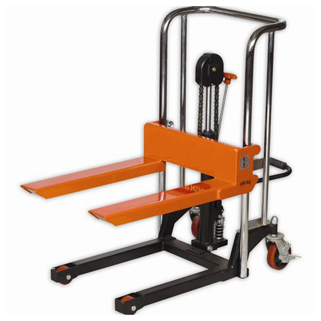 Warrior Wr0415 Ministacker 400kg Stacker Truck With Forks & Plate