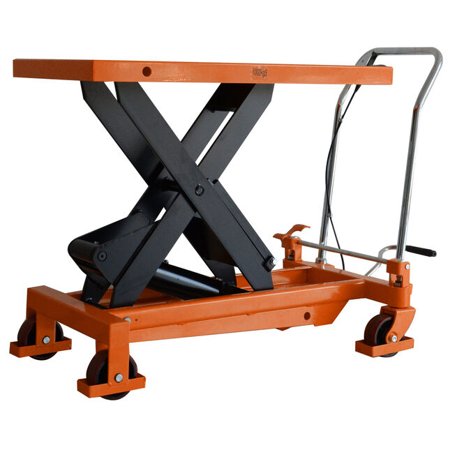 Ecowarrior Wr100 Eco Manual Mobile Lift Table 1000kg