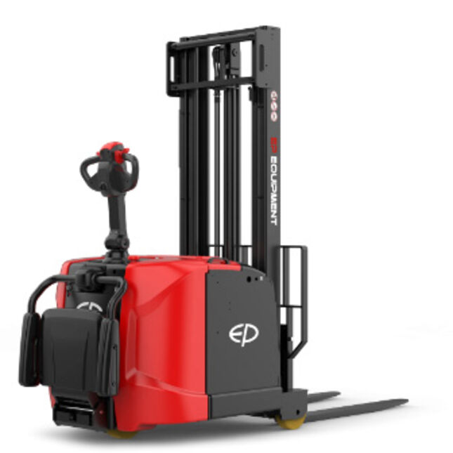 Ep Equipment Rsc082 800kg Electric Counterbalanced Pedestrian Stacker 3m Lift Height With Tilt
