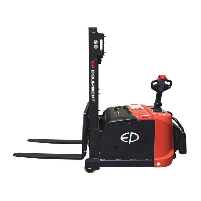 Ep Equipment Rsc0122 1200kg Electric Counterbalanced Pedestrian Stacker 3m Lift Height With Tilt