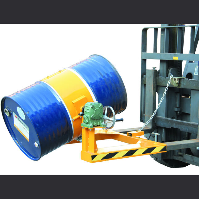Image of Eco Warrior WRHK285C 300kg Fork Mounted Steel & Plastic Drum Tippler