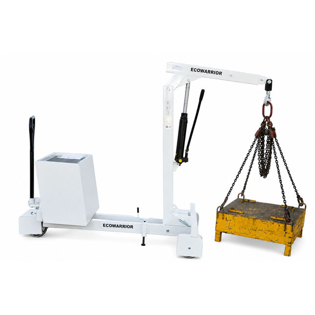Eco Warrior Wrtsb550 550kg Counterbalanced Manual Mobile Workshop Crane