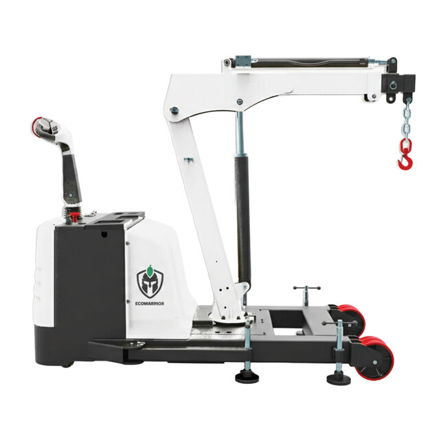 Eco Warrior Wrpdcb900sj 900kg Full-electric Rotating Counterbalanced Workshop Crane With Slewing Jib