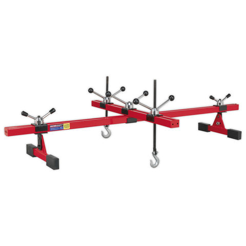 Sealey ES601 500kg Capacity Engine Support Beam with Cross Beam 
