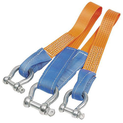 Lifting and Crane Webbing Towing Bridle with Shackles