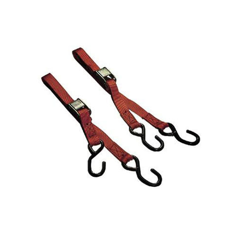 Image of Lifting & Crane Lifting & Crane 2m Cam Buckle Strap With 'S' Hooks Pack of 2