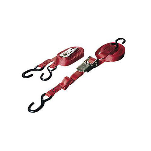 Lifting & Crane 4.5m Ratchet Lashings with 'S' Hooks Pack of 2