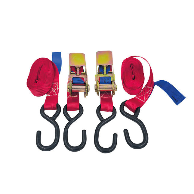 Image of XONA XN20120111 4.5m Ratchet Lashings with S Hooks - Pack of 2