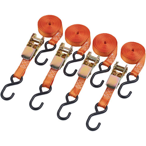 thumbnail image 2 of 4 Pack 2" Short Handle Ratchet Tie Down Buckles - 10,000 Lbs Breaking Strength - Tie 4 Safe 2 of 6