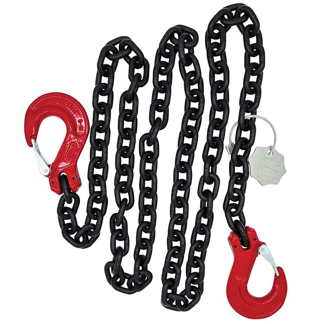 Image of XONA XNG0810-1L03M 3m G8 Loadbinder Chain Sling 2x Clevis Sling Hooks