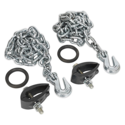 Image of Sealey Sealey RE91/5/CK Chain Kit (2 x 2m Chains and 2 x Clamps)